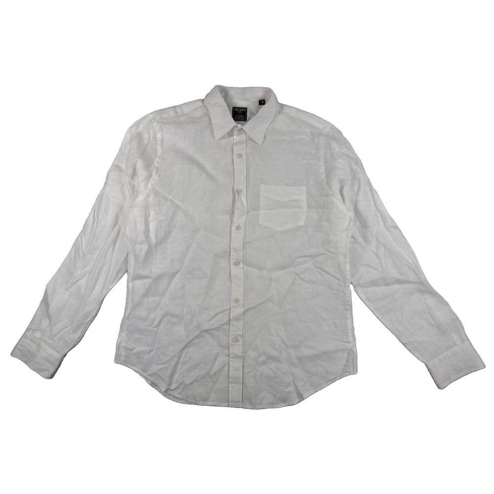 Todd Snyder x Baird McNutt Irish Linen Button Up Shirt Men's Large White